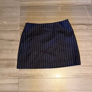 Lilysilk Black Pinstripe Women's Skirt Size 4